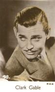1935 C & T Bridgewater Film Stars (4th Series) #48 Clark Gable Front