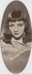 1934 Carreras Film Stars #31 Claudette Colbert Front