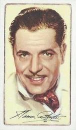 1935 Gallaher Signed Portraits of Famous Stars #24 Warner Baxter Front