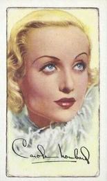 1935 Gallaher Signed Portraits of Famous Stars #29 Carole Lombard Front