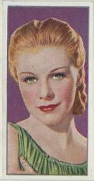 1936 Carreras Film Stars #8 Ginger Rogers Front