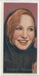 1936 Carreras Film Stars #12 Elisabeth Bergner Front