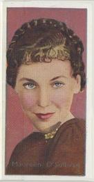 1936 Carreras Film Stars #14 Maureen O'Sullivan Front