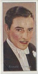 1936 Carreras Film Stars #25 Ronald Colman Front
