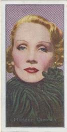 1936 Carreras Film Stars #36 Marlene Dietrich Front