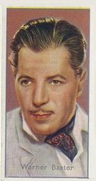 1936 Carreras Film Stars #43 Warner Baxter Front
