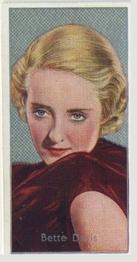 1936 Carreras Film Stars #48 Bette Davis Front