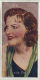 1936 Carreras Film Stars #50 Gracie Fields Front
