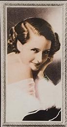 1936 Godfrey Phillips Stars of the Screen - Embossed #1 Norma Shearer Front
