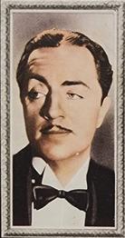 1936 Godfrey Phillips Stars of the Screen - Embossed #4 William Powell Front