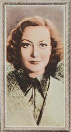 1936 Godfrey Phillips Stars of the Screen - Embossed #9 Joan Crawford Front