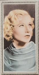 1936 Godfrey Phillips Stars of the Screen - Embossed #10 Una Merkel Front