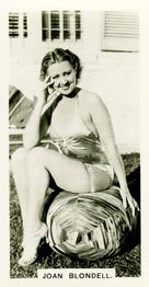 1937 Carreras Film Stars #34 Joan Blondell Front
