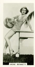 1937 Carreras Film Stars #36 Irene Bennett Front