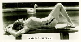 1937 Carreras Film Stars #49 Marlene Dietrich Front