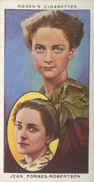 1938 Ogden's Actors Natural & Character Studies #15 Jean Forbes-Robertson Front