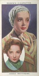 1938 Ogden's Actors Natural & Character Studies #37 Jessie Matthews Front