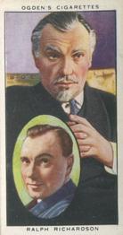 1938 Ogden's Actors Natural & Character Studies #43 Ralph Richardson Front