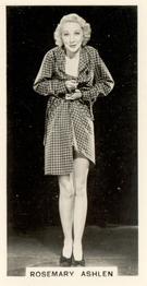 1938 Carreras Film Stars (Second Series) #4 Rosemary Ashlen Front