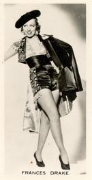1938 Carreras Film Stars (Second Series) #20 Frances Drake Front