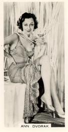 1938 Carreras Film Stars (Second Series) #21 Ann Dvorak Front