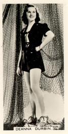 1938 Carreras Film Stars (Second Series) #22 Deanna Durbin Front