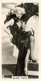 1938 Carreras Film Stars (Second Series) #24 Alice Faye Front