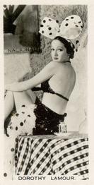 1938 Carreras Film Stars (Second Series) #33 Dorothy Lamour Front