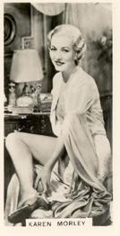 1938 Carreras Film Stars (Second Series) #40 Karen Morley Front