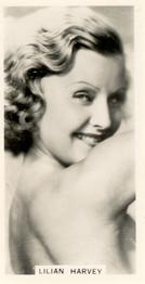 1938 Carreras Film Stars (Second Series) #46 Lilian Harvey Front