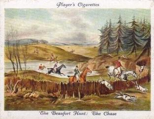 1938 Player's Old Hunting Prints #11 The Beaufort Hunt: The Chase Front