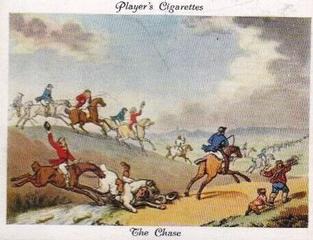 1938 Player's Old Hunting Prints #21 The Chase Front