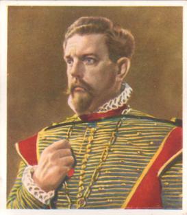 1939 Godfrey Phillips Characters Come to Life #2 Leslie Banks as the Earl of Leicester Front