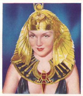 1939 Godfrey Phillips Characters Come to Life #6 Claudette Colbert as Cleopatra Front