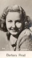 1940 C & T Bridgewater Film Stars (8th Series) #24 Barbara Read Front