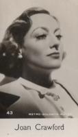 1940 C & T Bridgewater Film Stars (8th Series) #43 Joan Crawford Front