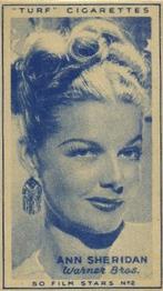 1947 Turf Film Stars #2 Ann Sheridan Front