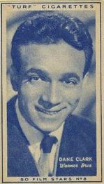 1947 Turf Film Stars #8 Dane Clark Front