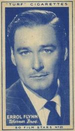 1947 Turf Film Stars #21 Errol Flynn Front