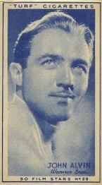1947 Turf Film Stars #25 John Alvin Front