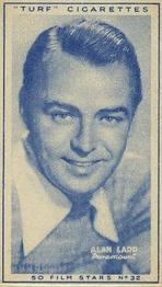 1947 Turf Film Stars #32 Alan Ladd Front