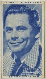 1947 Turf Film Stars #36 Glenn Ford Front