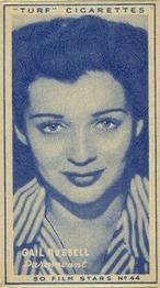 1947 Turf Film Stars #44 Gail Russell Front