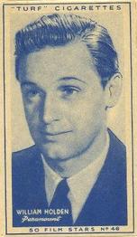 1947 Turf Film Stars #46 William Holden Front