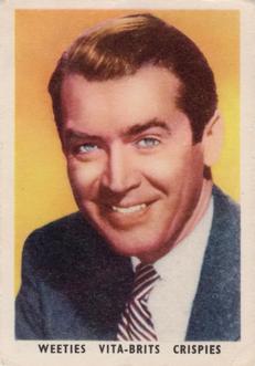 1955 Cereal Foods Popular Film Stars (Australian) #2 James Stewart Front