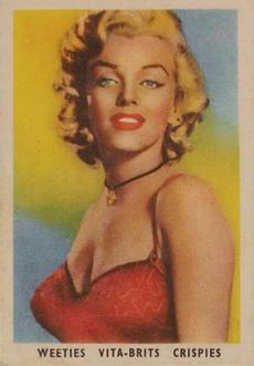 1955 Cereal Foods Popular Film Stars (Australian) #11 Marilyn Monroe Front