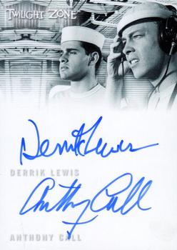 2020 Rittenhouse Twilight Zone Archives - Autographs Dual #DA-4 Derrik Lewis / Anthony Call Front
