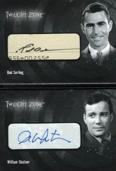 2020 Rittenhouse Twilight Zone Archives - Autographs Booklets #NNO Rod Serling / William Shatner Front