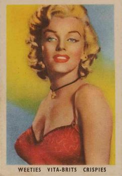 1955 Cereal Foods Popular Film Stars (Australian) - Crispies Vita-Brits Kornies #11 Marilyn Monroe Front