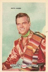 1958 Atlantic Petroleum Picture Pageant Film Stars #4 Keith Andes Front